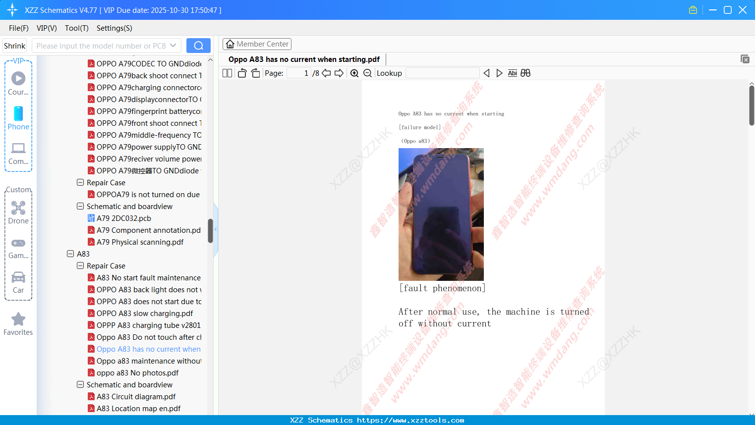 Oppo A83 Has No Current When Starting